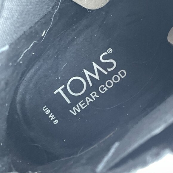 TOMS Women's Clare Wedge Boot, Black/Grey Plaid, 8 NWB S161 - Picture 6 of 8